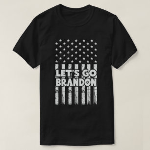 T-shirt Allons Brandon Funny sarcastique Let's Go Brandon