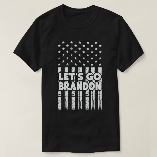 T-shirt Allons Brandon Funny sarcastique Let's Go Brandon (Design devant)