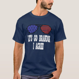 T-shirt Allons Brandon J'accepte Funny Biden Citation Répu