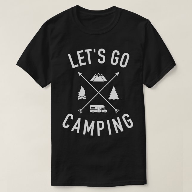 T-shirt Allons camper RV (Design devant)
