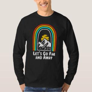 T-shirt Allons loin Camping Randonnée Camper Hiker