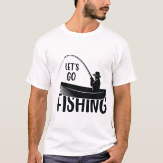 T-shirt Allons pêcher