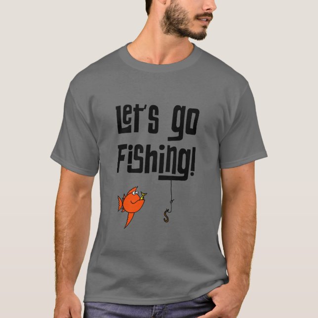 T-shirt Allons pêcher ! (Devant)