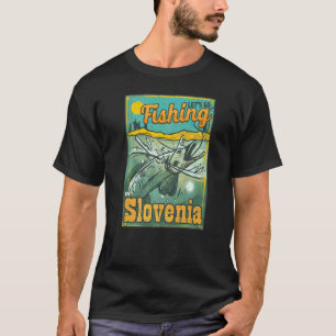 T-shirt Allons pêcher en Slovénie