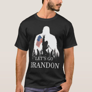 T-shirt Allons voir Brandon US Drapeau Bigfoot