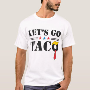 T-shirt Allons voir le drapeau américain Taco