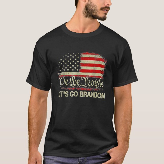 T-shirt Allons-y Branson Brandon Conservateur Anti-Libéral (Devant)