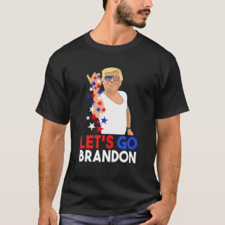 T-shirt Allons-y Branson Brandon Pro Trump Bae US Flag Sal