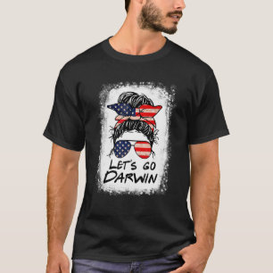 T-shirt Allons-y Darwin Femmes Fille Laissons Aller Usa Dr