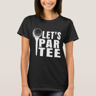 T-shirt Allons-y et conduisons le Golf Cart Retro Golf