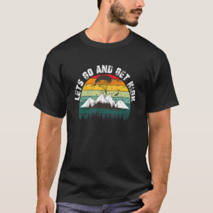 T-shirt Allons-y et prenons de la hauteur Parachutiste rét