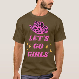 T-shirt Allons-y les filles Femmes Enterrement de vie de j