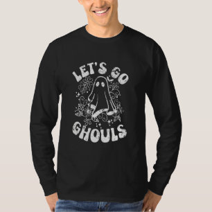 T-shirt Allons-y les goules Flora Fantôme Groovy Costume d