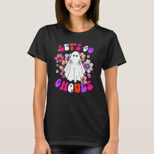 T-shirt Allons-y les goules Mariage rétro Halloween enterr