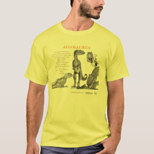 T-shirt Allosaurus votre chemise intérieure Gregory Paul