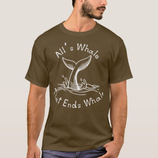 T-shirt Alls Whale Qui Met Fin À Whale white
