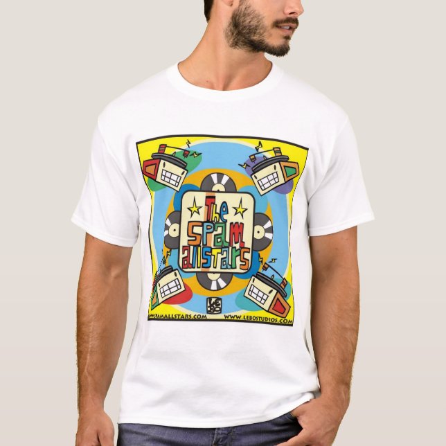 T-shirt allstars de Spam - plaques tournantes de mutante (Devant)