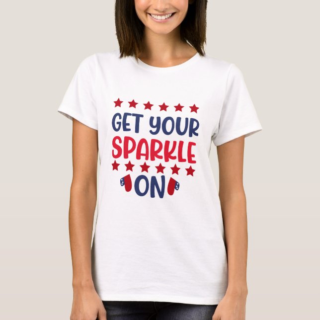 T-shirt Allumez votre étincelle (Devant)