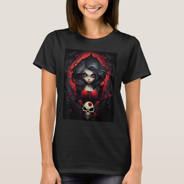 T-shirt Allure Enigmatique Artistrie foncée Design graphiq (Devant)