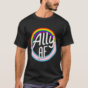 T-shirt Ally Af Trans Drapeau Amour Égalité Lgbt Fierté Dr