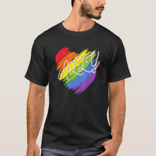 T-shirt Ally Heart Gay pride Lqbtq Rainbow