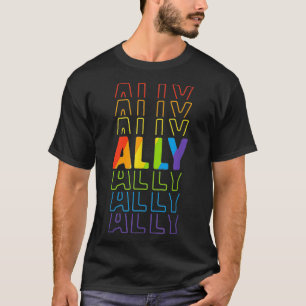 T-shirt Ally LGBT Pride Rainbow Flag Parade Ally Mars Mama
