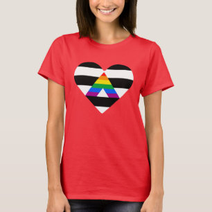 T-Shirt Ally Pride cœur