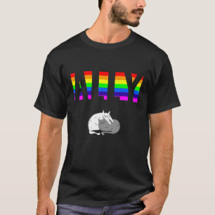 T-shirt Ally Pride LGBTQ Égalité Rainbow Lesbian Gay Tran