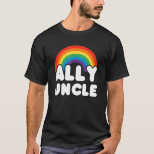 T-shirt Ally Uncle Lgbt Gay pride Drapeau Lgbtq