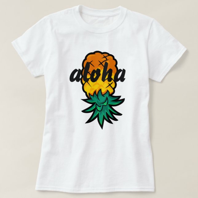 T-shirt Aloha ananas (Design devant)
