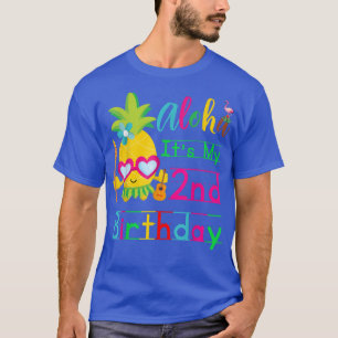 T-shirt Aloha C'est mon 2e anniversaire Hawaii Baby Girls