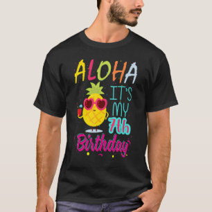 T-shirt Aloha C'est mon 7e anniversaire Hawaiian 7 ans Tod