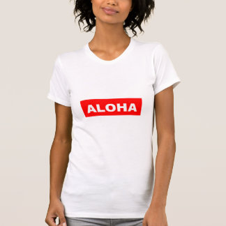 T-shirt Aloha en rouge