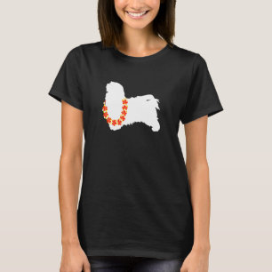 T-shirt Aloha Hawaïen Lei Chien Havanais