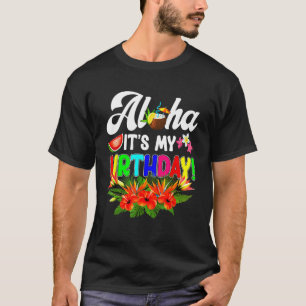 T-shirt Aloha Hawaii Anniversaire d'été Hawaiian Aloha Bea