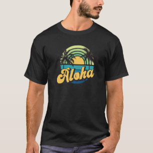 T-shirt Aloha Hawaii Hawaii Île Hawaiian Vacances Famille 