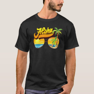 T-shirt Aloha Hawaii Hawaii Iles Hawaiiennes Lunettes de s
