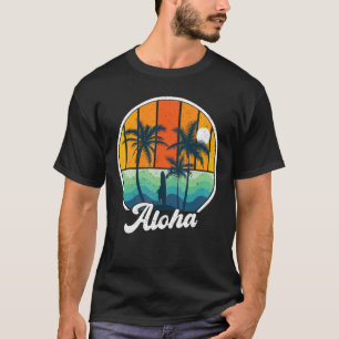 T-shirt Aloha Hawaii Hawaii S Pour Garçons Filles Palm Tre