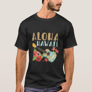 T-shirt Aloha Hawaii Hawaii Ukulele