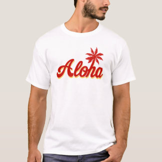 T-shirt Aloha Hawaii Palm Tree