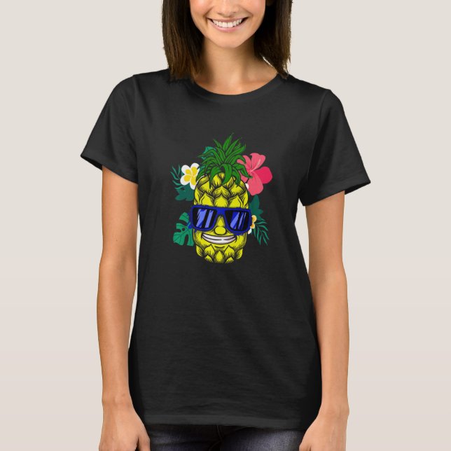 T-shirt Aloha Hawaiienne Aloha Tropical Honolulu Femmes M (Devant)
