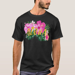 T-shirt Aloha Hibiscus Fleurs 