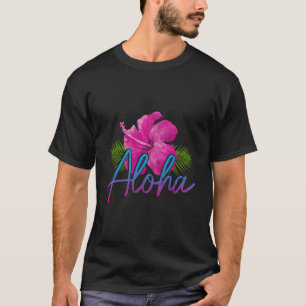 T-shirt Aloha îles hawaïennes Hawaï Surf Fleur d'hibiscus