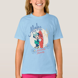 T-shirt Aloha Minnie Mouse Style Surf