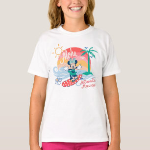 T-shirt Aloha Minnie Mouse Surf Tropical