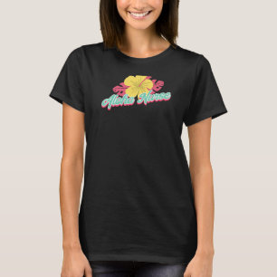 T-shirt Aloha Nurse Life Rn Lpn Cna Soins de santé