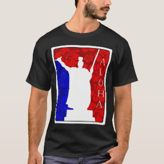T-shirt Aloha Spirit King Kamehameha Floral par HNAD
