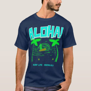 T-shirt Aloha Surf Life Honolulu