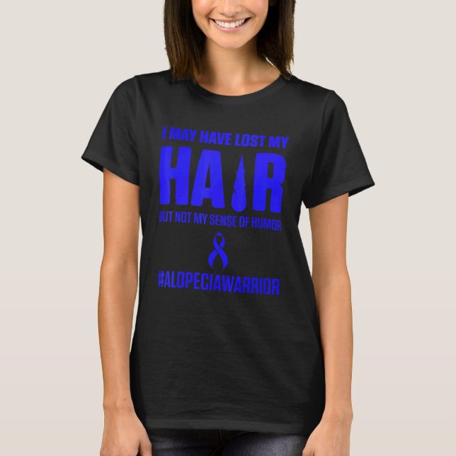 T-shirt Alopecia Awareness Hair Loss Warrior Survivor 1 (Devant)