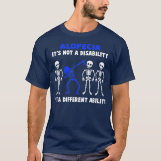 T-shirt Alopecia Sensibilisation Ce N'Est Pas Un Handicap 